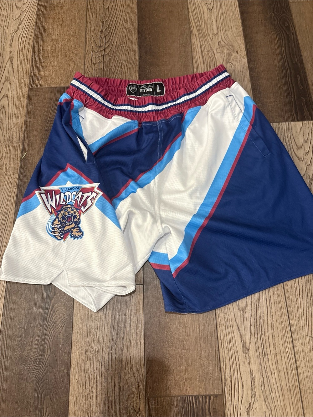 Villanova Wildcats Men's Blue & White Athletic Shorts